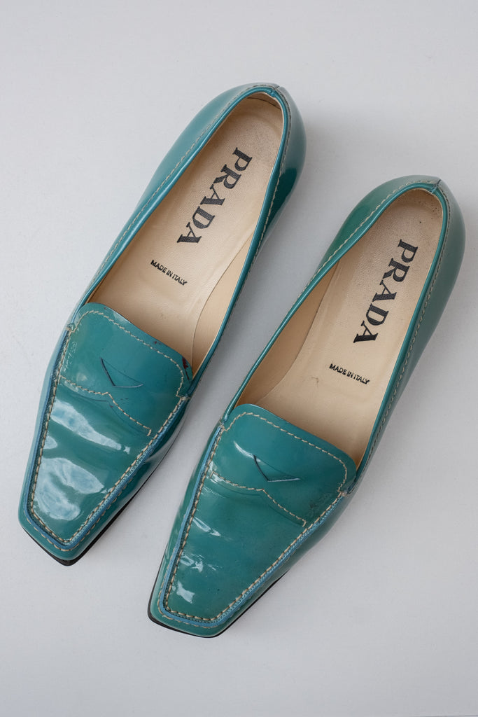 Vintage Prada Patent Leather Loafer