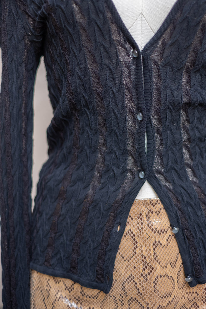 Vintage Missoni Semi Sheer Cardigan