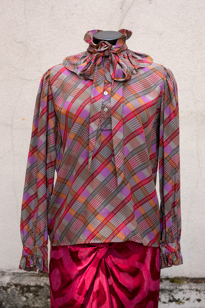 Vintage Yves Saint Lauren Pussybow Blouse