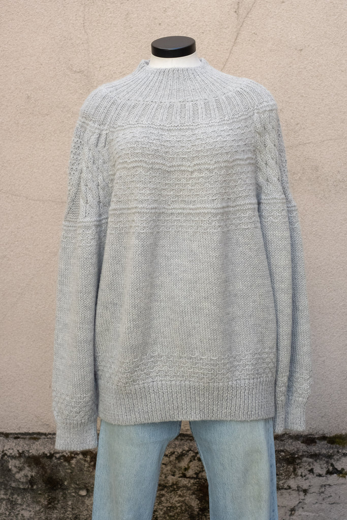 Micaela Greg Alpaca Mockneck Knit Pullover